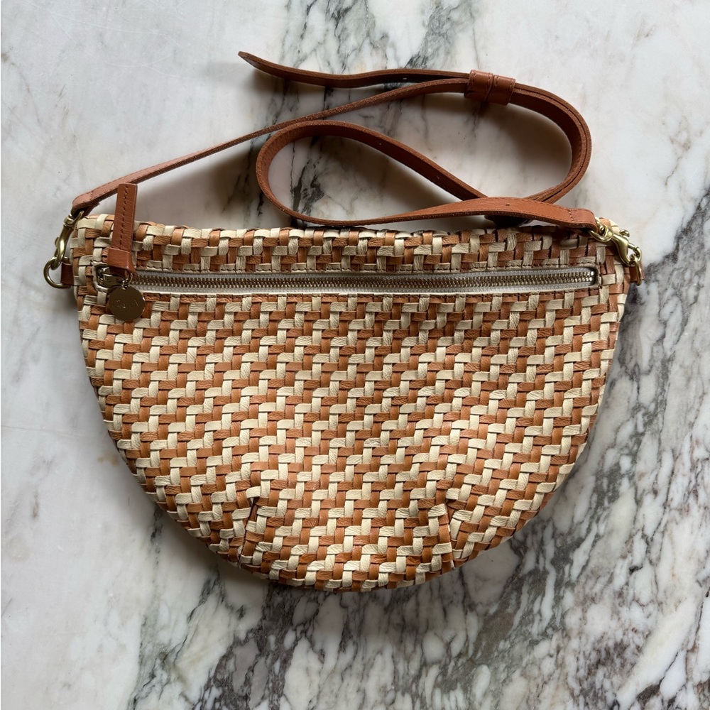Clare V Woven Zig Zag Grande Fanny - excellent condition + rare find!
